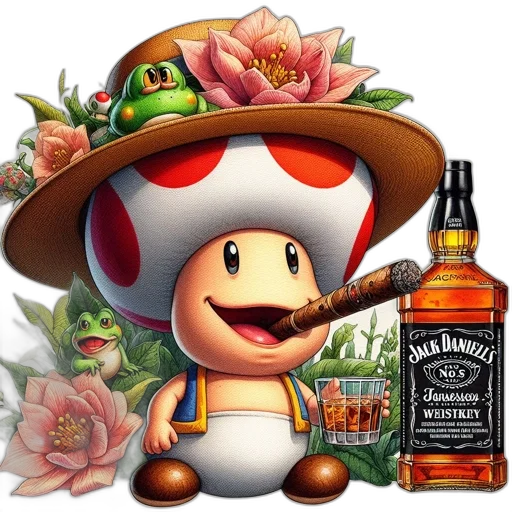 bottle, hat, food, pixel art transparent PNG cut-out