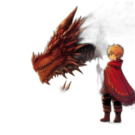 dragon, creature, weapon, sword transparent PNG cut-out