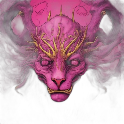 mask, face, dragon, crown transparent PNG cut-out