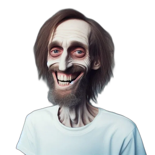 face, mask, creature, staff transparent PNG cut-out