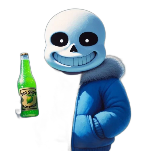 jacket, bottle, robot, creature transparent PNG cut-out