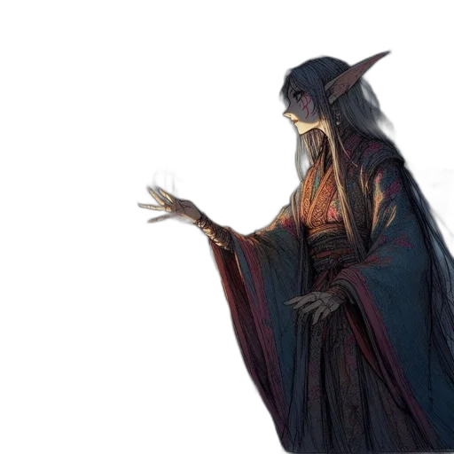 dragon, staff, creature, mask transparent PNG cut-out