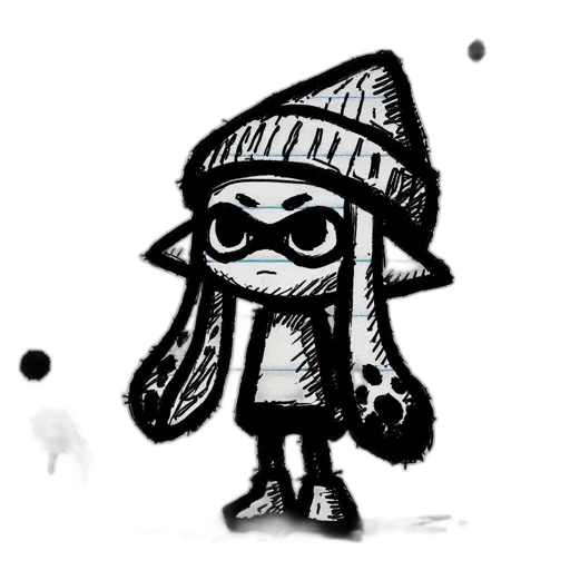 hat, jacket, weapon, creature transparent PNG cut-out