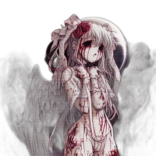 dress, creature, weapon, mask transparent PNG cut-out