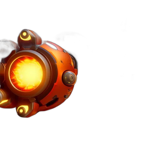 weapon, robot, concept art, 3d render transparent PNG cut-out