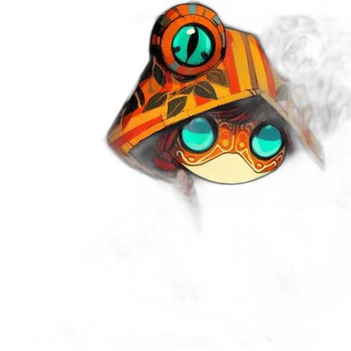 hat, mask, dragon, creature transparent PNG cut-out