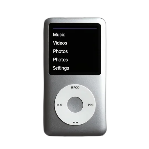 robot, modern, silver, ipod transparent PNG cut-out