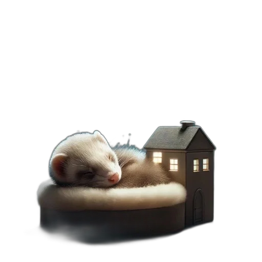 furniture, animal, creature, hat transparent PNG cut-out