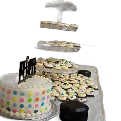 food, 3d render, wedding, cake transparent PNG cut-out