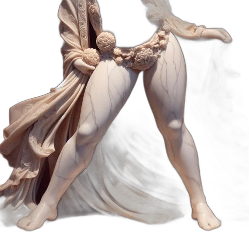 dress, mask, creature, staff transparent PNG cut-out