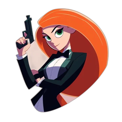 weapon, staff, jacket, cartoon transparent PNG cut-out