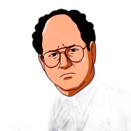 staff, face, cartoon, pixel art transparent PNG cut-out