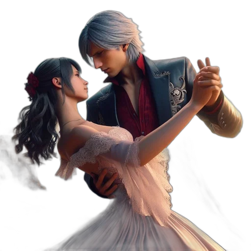 dress, sword, fantasy art, concept art transparent PNG cut-out