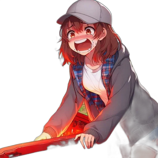 weapon, staff, sword, hat transparent PNG cut-out
