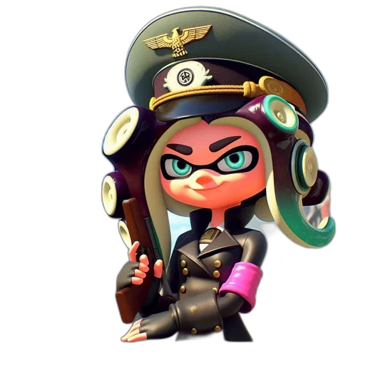 weapon, staff, jacket, hat transparent PNG cut-out