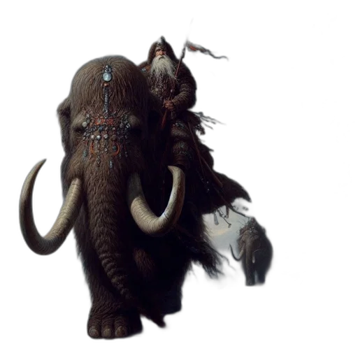 creature, animal, dragon, staff transparent PNG cut-out