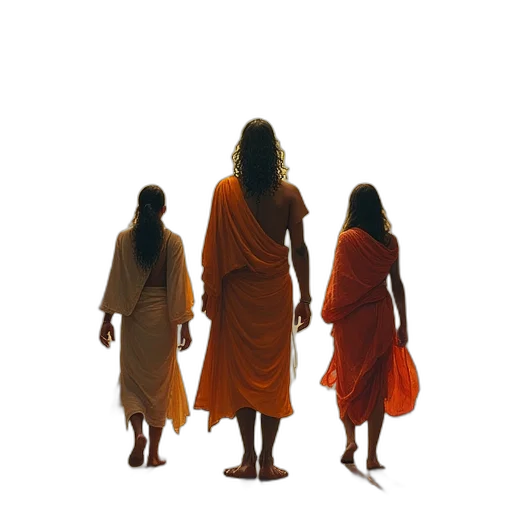 dress, staff, concept art, 3d render transparent PNG cut-out