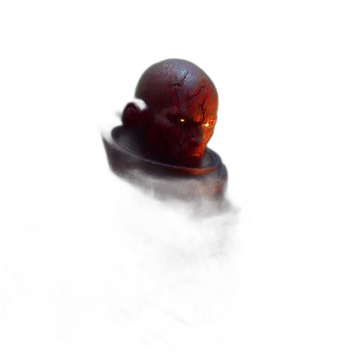 robot, mask, creature, staff transparent PNG cut-out