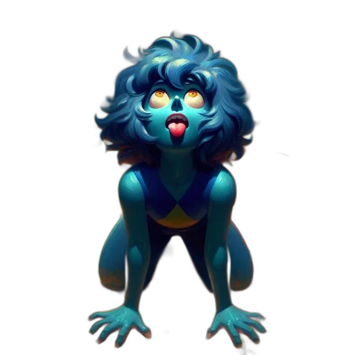 creature, animal, concept art, 3d render transparent PNG cut-out