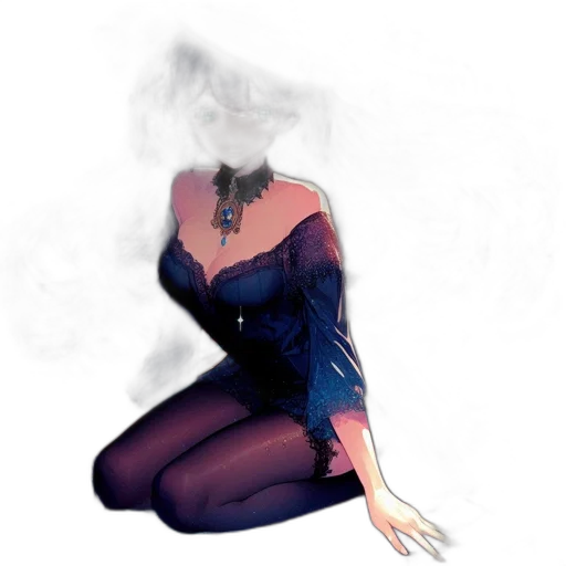 dress, mask, jewelry, concept art transparent PNG cut-out