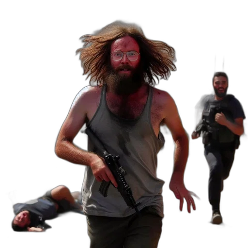 weapon, hair, creature, animal transparent PNG cut-out