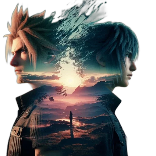 hair, concept art, anime, fantasy art transparent PNG cut-out