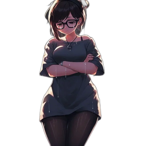 dress, staff, jacket, face transparent PNG cut-out
