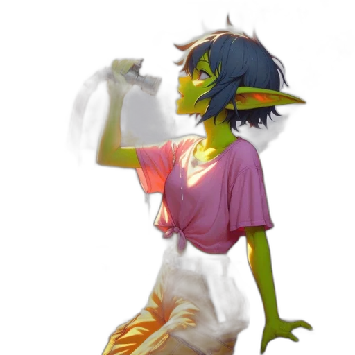 staff, dragon, creature, concept art transparent PNG cut-out