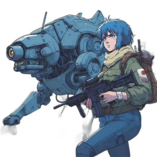 weapon, robot, animal, jacket transparent PNG cut-out