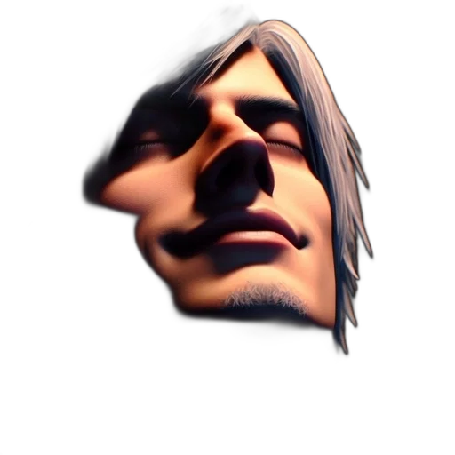 face, mask, creature, hair transparent PNG cut-out