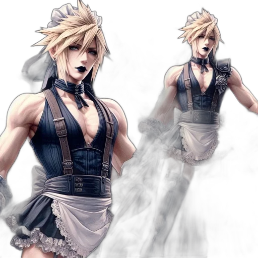 dress, concept art, fantasy art, anime transparent PNG cut-out