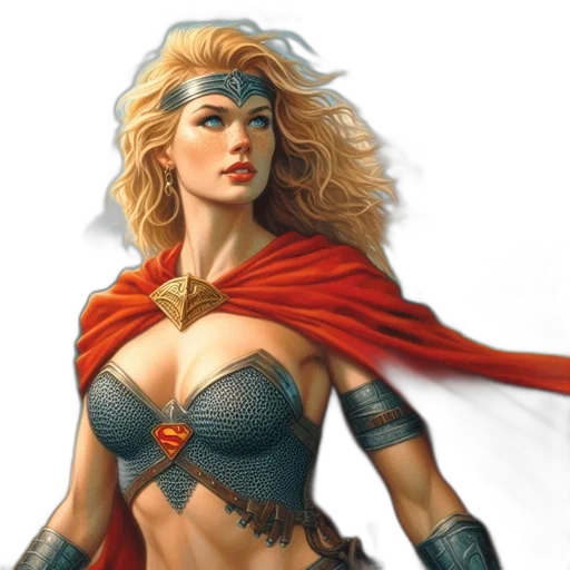 comic book art, fantasy art, concept art, photorealistic transparent PNG cut-out
