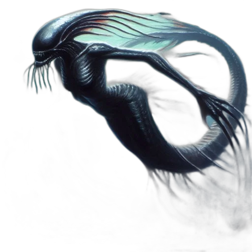dragon, creature, animal, hair transparent PNG cut-out