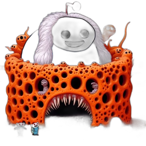 creature, robot, animal, mask transparent PNG cut-out