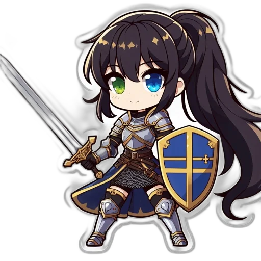 sword, weapon, staff, anime transparent PNG cut-out