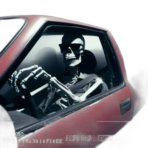 car, robot, mask, cyberpunk transparent PNG cut-out
