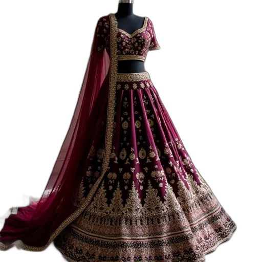 dress, 3d render, dark, georgette transparent PNG cut-out
