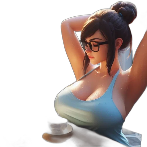 dress, food, concept art, 3d render transparent PNG cut-out