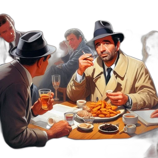 food, concept art, photorealistic, comic book art transparent PNG cut-out
