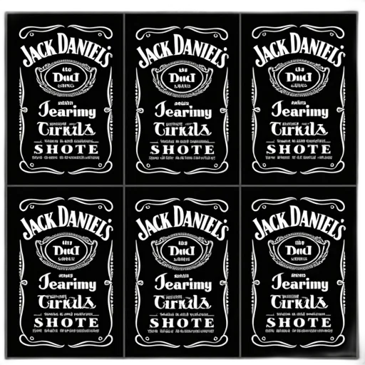 bottle, jacket, six, black transparent PNG cut-out
