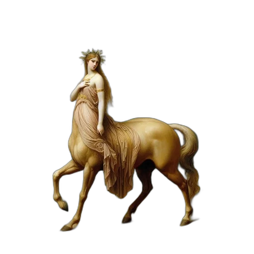 animal, crown, dress, staff transparent PNG cut-out