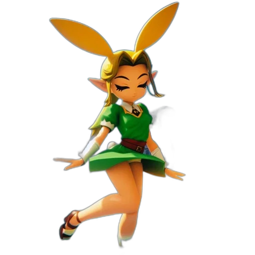 dress, staff, 3d render, concept art transparent PNG cut-out