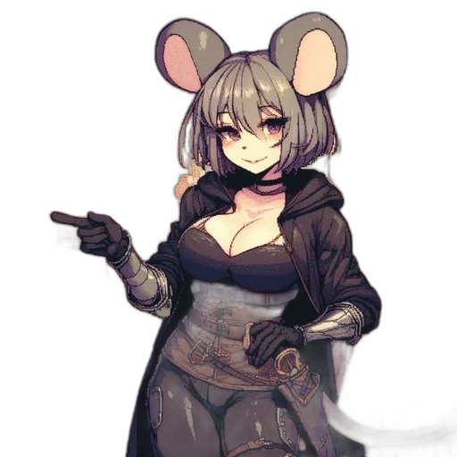 weapon, staff, jacket, animal transparent PNG cut-out