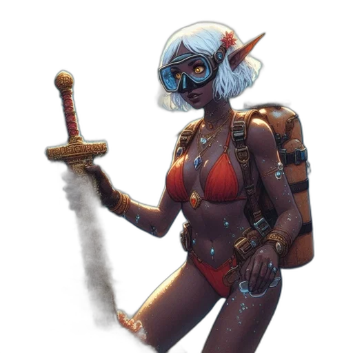 robot, staff, weapon, mask transparent PNG cut-out