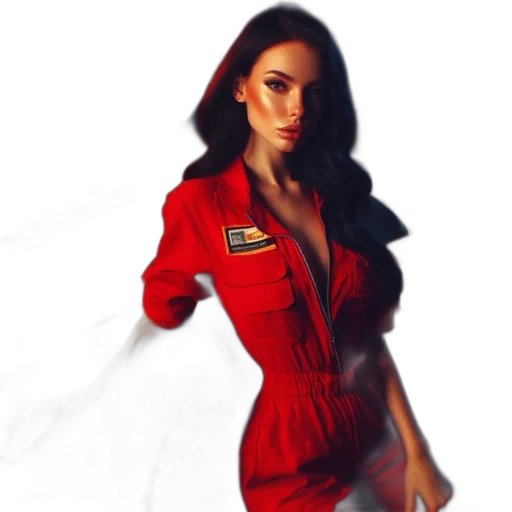 dress, jacket, staff, concept art transparent PNG cut-out