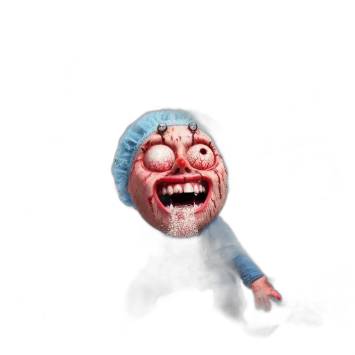 mask, creature, face, staff transparent PNG cut-out