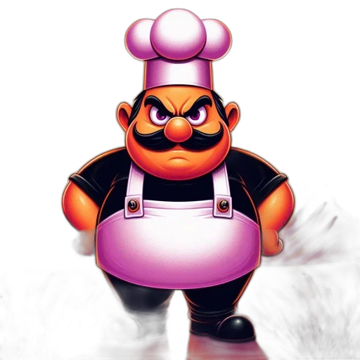 hat, food, face, staff transparent PNG cut-out