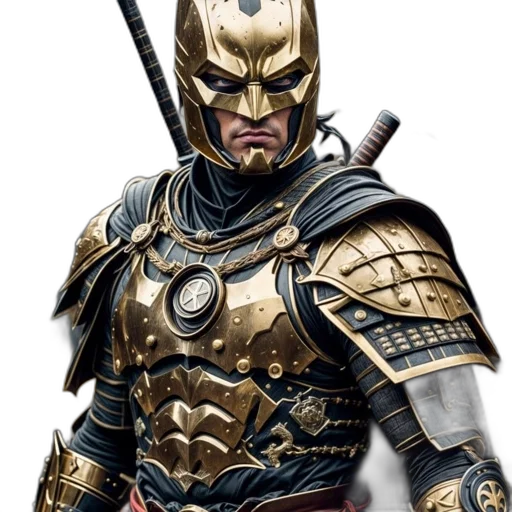 sword, mask, comic book art, fantasy art transparent PNG cut-out