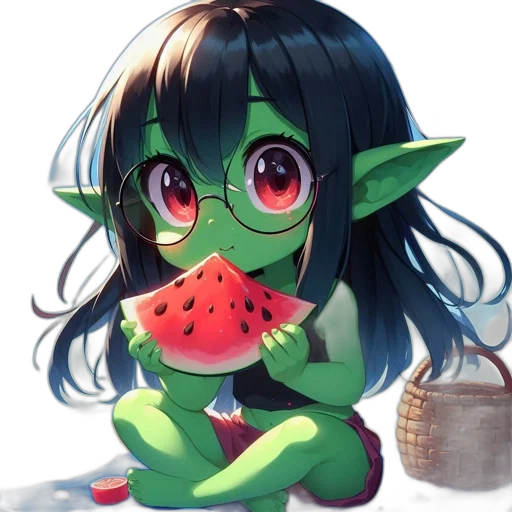 creature, food, staff, dragon transparent PNG cut-out