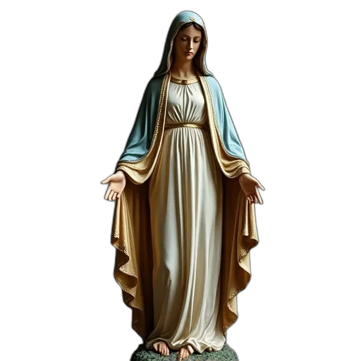 dress, 3d render, virgin, mary transparent PNG cut-out